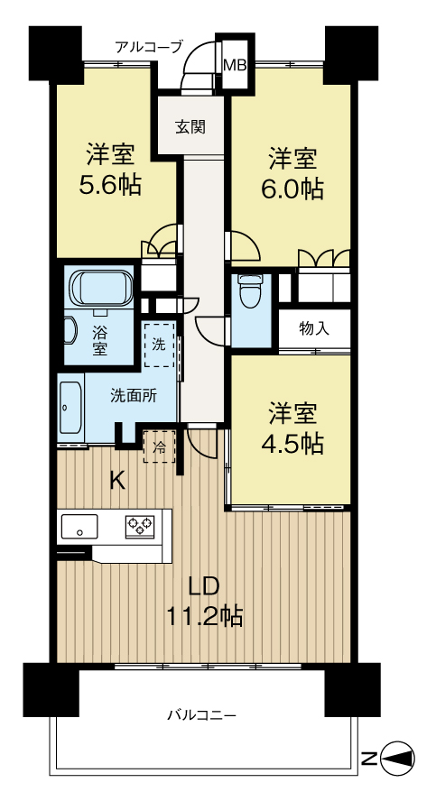 シャルマンフジスマート尼崎出屋敷駅前ステーショングリーン