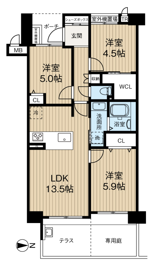 エンゼルクレッセ西難波