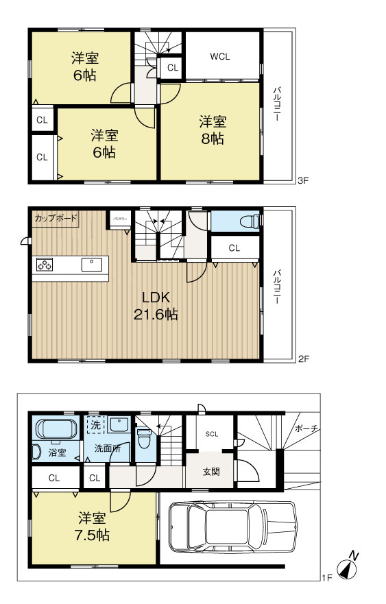 中央区野崎通戸建て