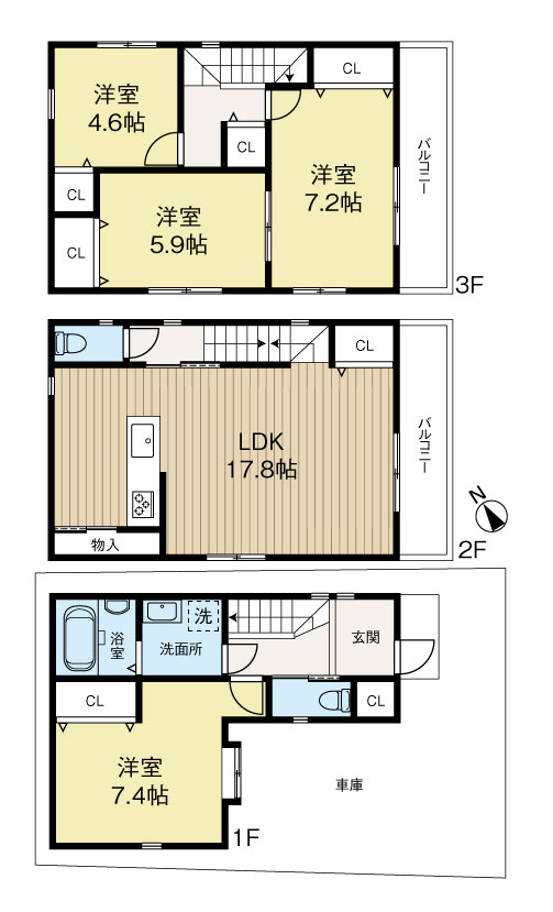尼崎市今福新築戸建て