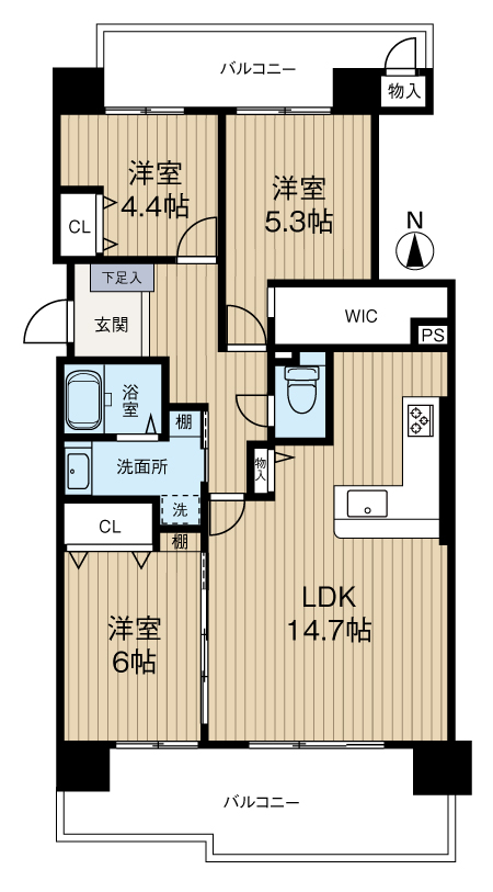 RICウエストコート4番街北棟