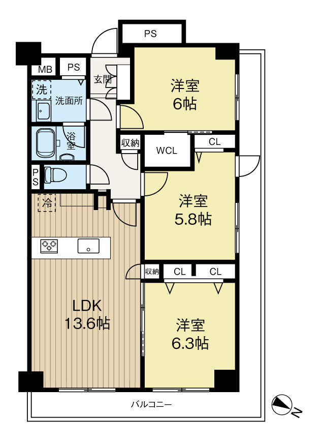 日商岩井三宮マンション