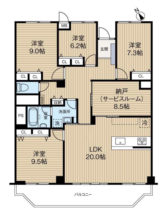 夙川台サンハイツD棟