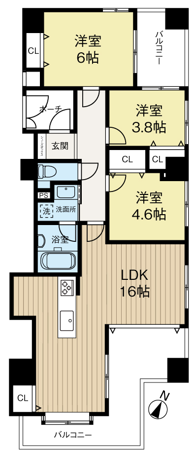ワコーレアーバンフラッツ三宮東