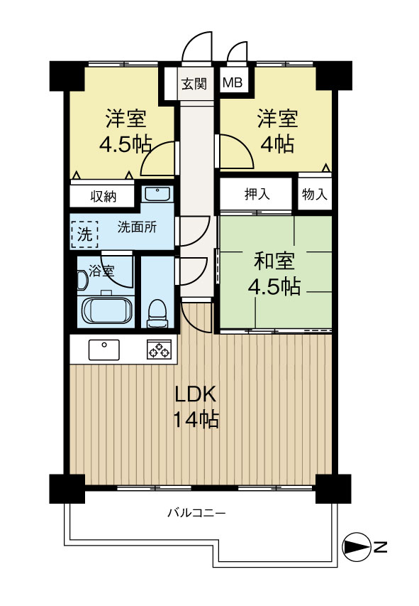サンロイヤル北園田ブランシュール