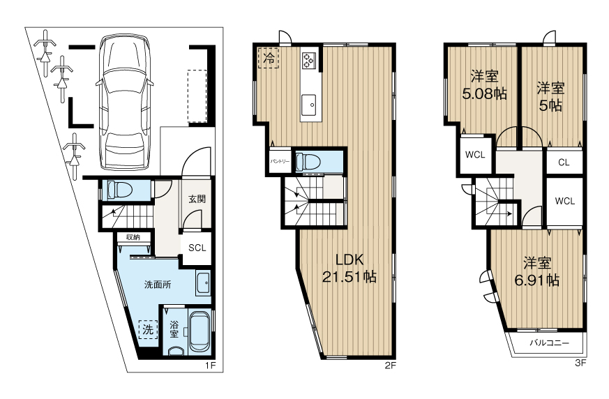 JR六甲道12分新築戸建