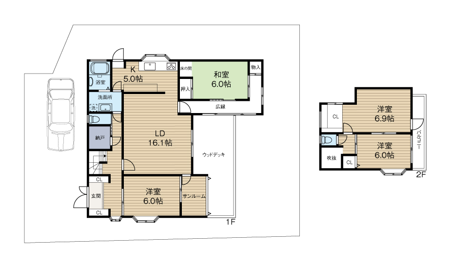 阪急苦楽園口22分戸建て