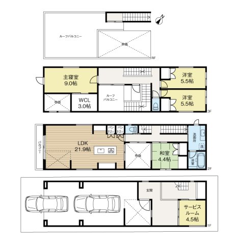 薬師通り家具付き戸建