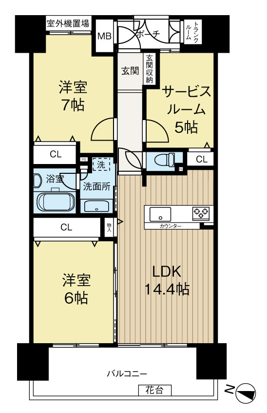コスモシティ住吉川公園　A棟