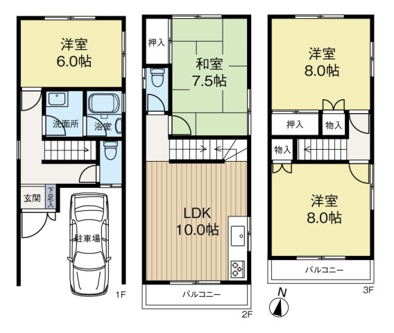 東灘区深江本町戸建て