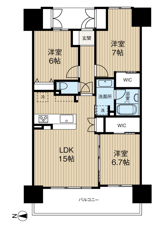 コスモシティ住吉川公園　A棟