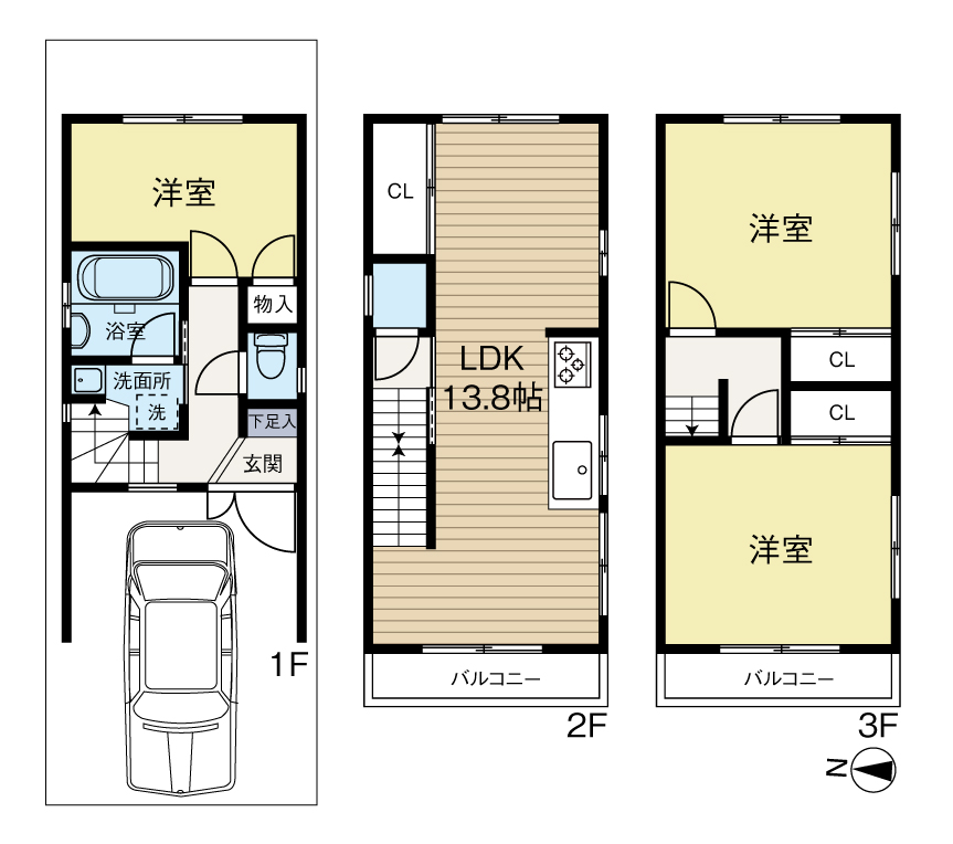 東灘区田中町戸建て